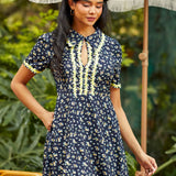 Trimmed in Charm Fit & Flare Dress