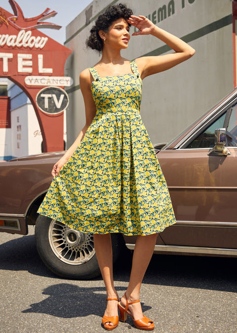 Petal to the Metal Fit & Flare Dress