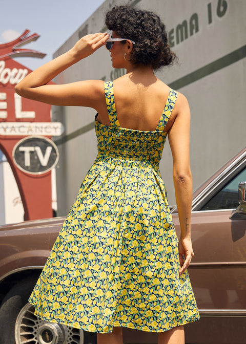 Petal to the Metal Fit & Flare Dress