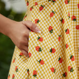 Stay a While Tie-Strap Fit & Flare Dress