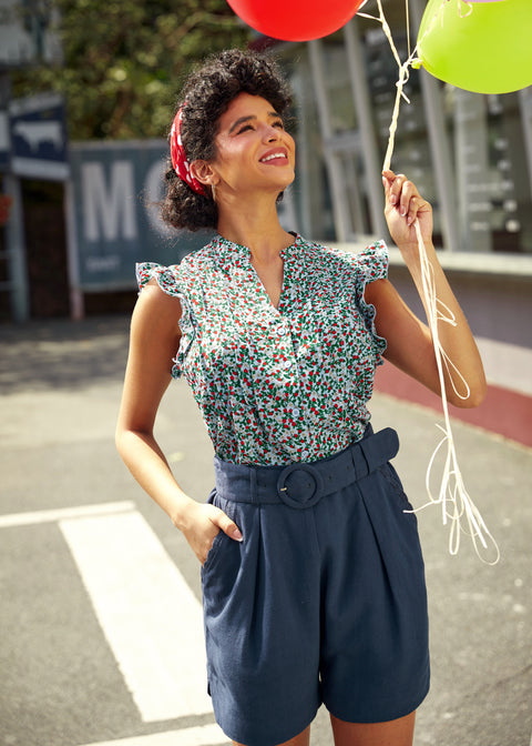 Buttoned & Beloved Sleeveless Top