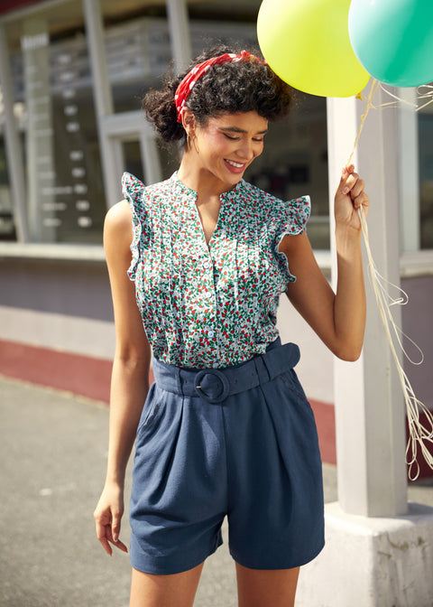 Buttoned & Beloved Sleeveless Top