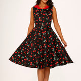 Black Cherry Swing Dress