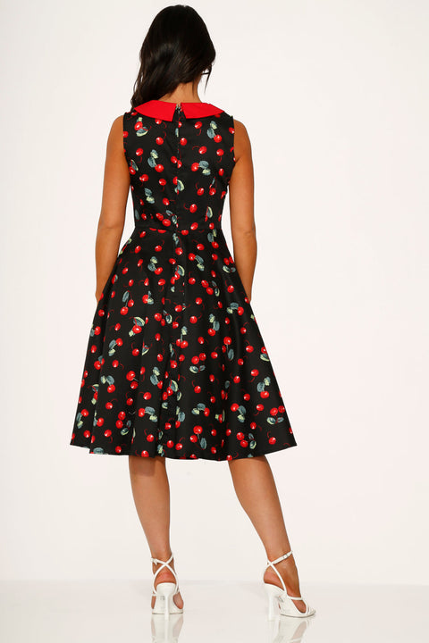 Black Cherry Swing Dress