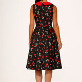Black Cherry Swing Dress