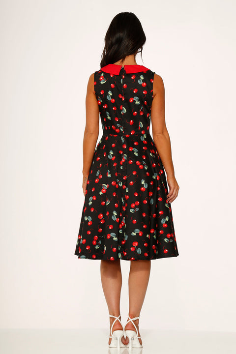 Black Cherry Swing Dress