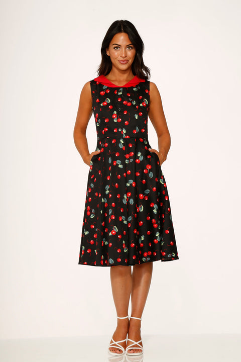 Black Cherry Swing Dress