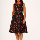 Black Cherry Swing Dress