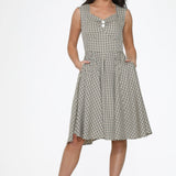 Gingham Swing Dress