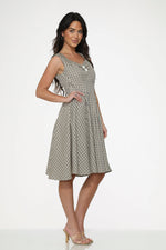 Gingham Swing Dress