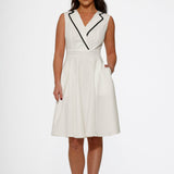 White Jenny Swing Dress
