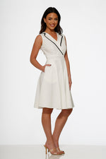 White Jenny Swing Dress