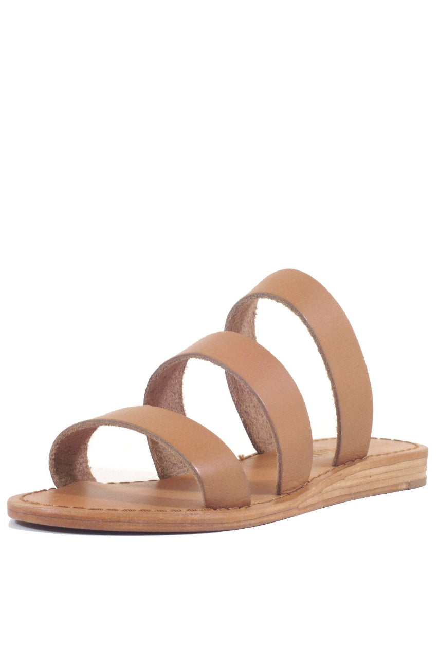 Trigg Leather Flat Slides