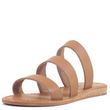 Trigg Leather Flat Slides