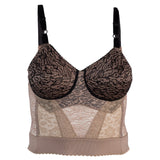 Longline Wireless Expandable Cup Bra | Mocha Black | Style 2202