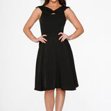 Black Occasional Swing Dress