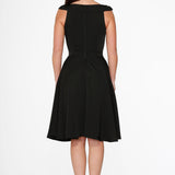 Black Occasional Swing Dress