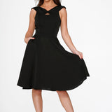 Black Occasional Swing Dress