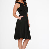 Black Occasional Swing Dress