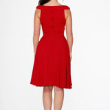 Red Occasional Swing Dress