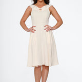 Off White Occasional Swing Dress