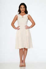Off White Occasional Swing Dress
