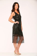 Black Flapper Dress