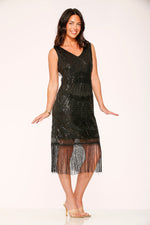 Black Flapper Dress