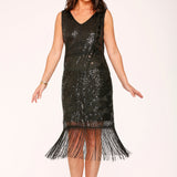 Black Flapper Dress
