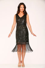 Black Flapper Dress