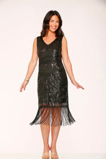 Black Flapper Dress