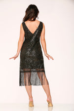 Black Flapper Dress