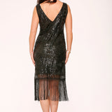 Black Flapper Dress