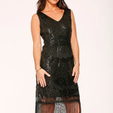 Black Flapper Dress