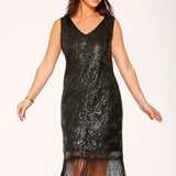 Black Flapper Dress