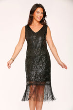 Black Flapper Dress