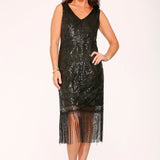 Black Flapper Dress