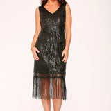 Black Flapper Dress