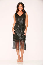 Black Flapper Dress