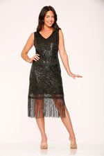 Black Flapper Dress