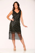 Black Flapper Dress
