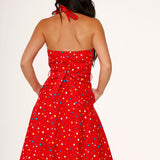Red Candy Halter Swing Dress