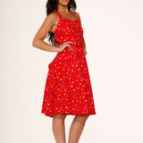 Red Candy Halter Swing Dress