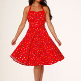 Red Candy Halter Swing Dress