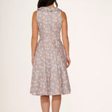 Pink Daisy Floral Swing Dress