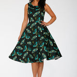 Dark and Mystical Butterfly Swing Dress