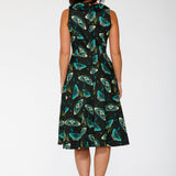 Dark and Mystical Butterfly Swing Dress