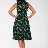 Dark and Mystical Butterfly Swing Dress