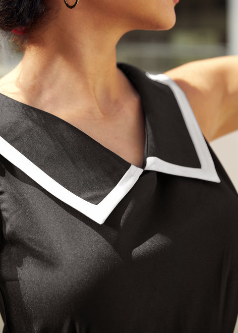 Black & White Swing Dress