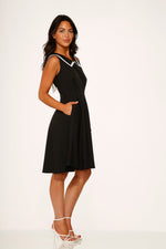 Black & White Swing Dress